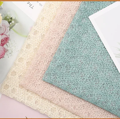 

Diamond Net Embroidery Clothing Fabric Bag Pillow DIY Handmade Fabric