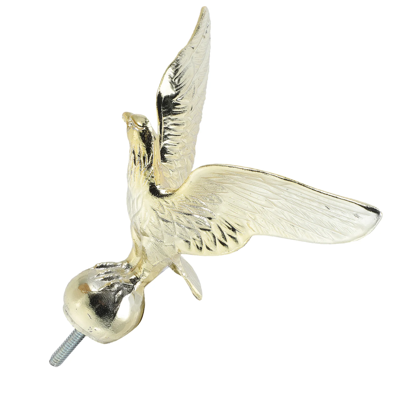 

Flagpole Head Decoration Alloy Eagle Finial Garden Topper Tips Decorated Decorative Ornament