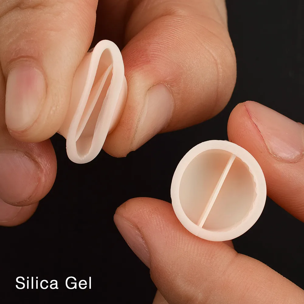 100 шт. силиконовые кольца-держатели для бровей и губ кольцо перманентного макияжа