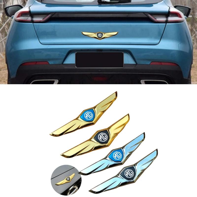 

Metal Car Hood Trunk Emblem Wing Shape Stickers for MG HS 3 RX8 RX5 ZR ZS ZST 350 550 6 IGS GS GT TF 5 EZS ONE ZT 7 ZR Marvel R