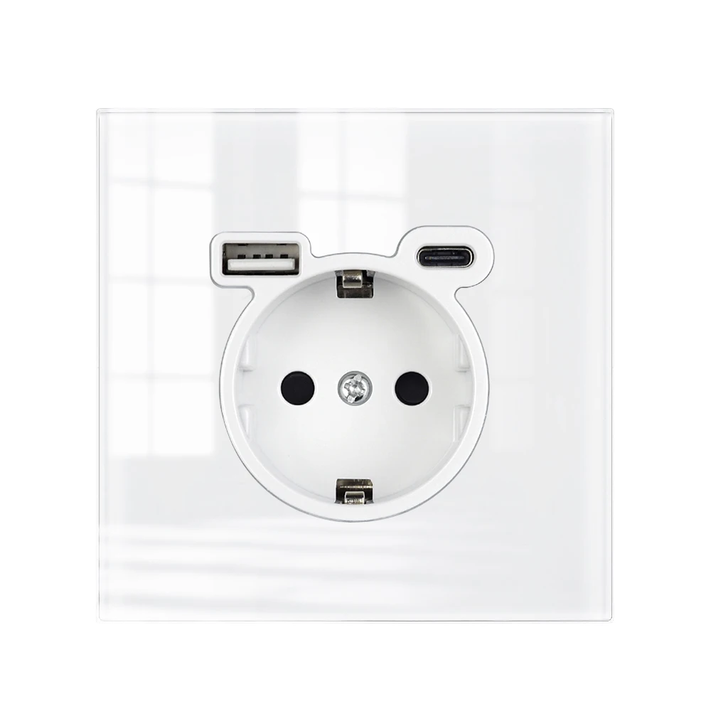 

VISWE USB розетка зеркальная 16А
