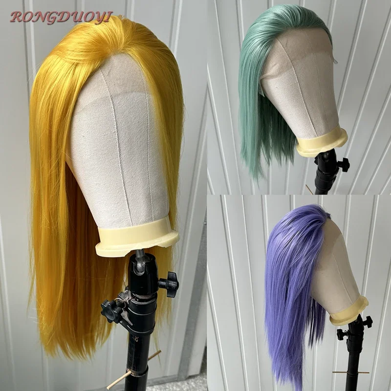 Светильник серый парик синтетический кружевной передний короткий кружевные