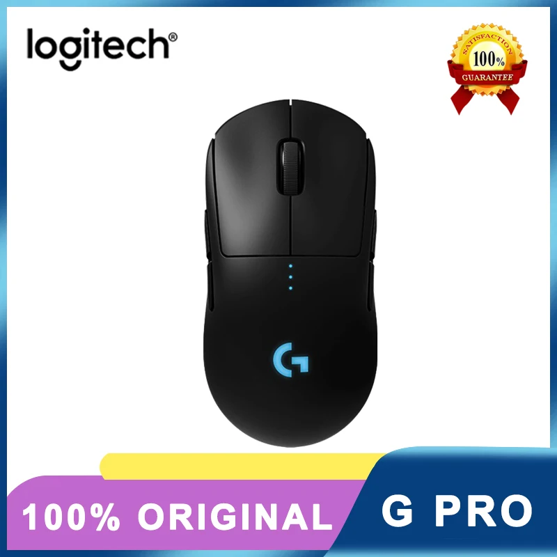 New Original Logitech G PRO Wireless Gaming Mouse 16K DPI Sensor LIGHTSPEED RGB Dual Mode Mice POWERPLAY Compatible GPW mouse