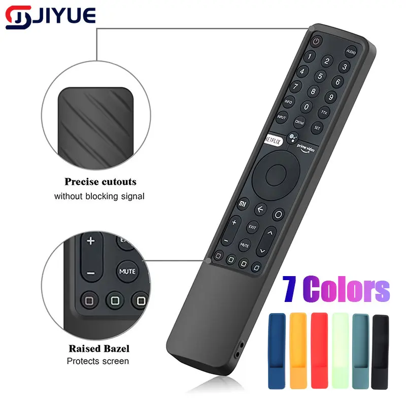 

1PC Silicone Remote Control Case Compatible For Xiaomi P1 Mi Tv A2 58 55 50 43 32 43 P1e55 Xmrm-19 Protective Cover