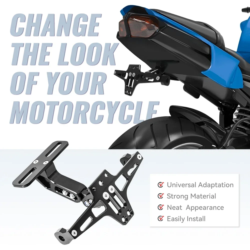 Задний держатель номерного знака мотоцикла указатели поворота для Yamaha MT07 MT09 Kawasaki