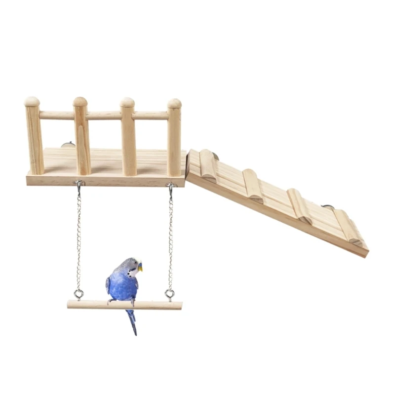 

Birdcage Perch Stand Corner Platform Bird Playground Perches Cage Accessories for Small Pet Hamsters Lovebirds Cockatoos
