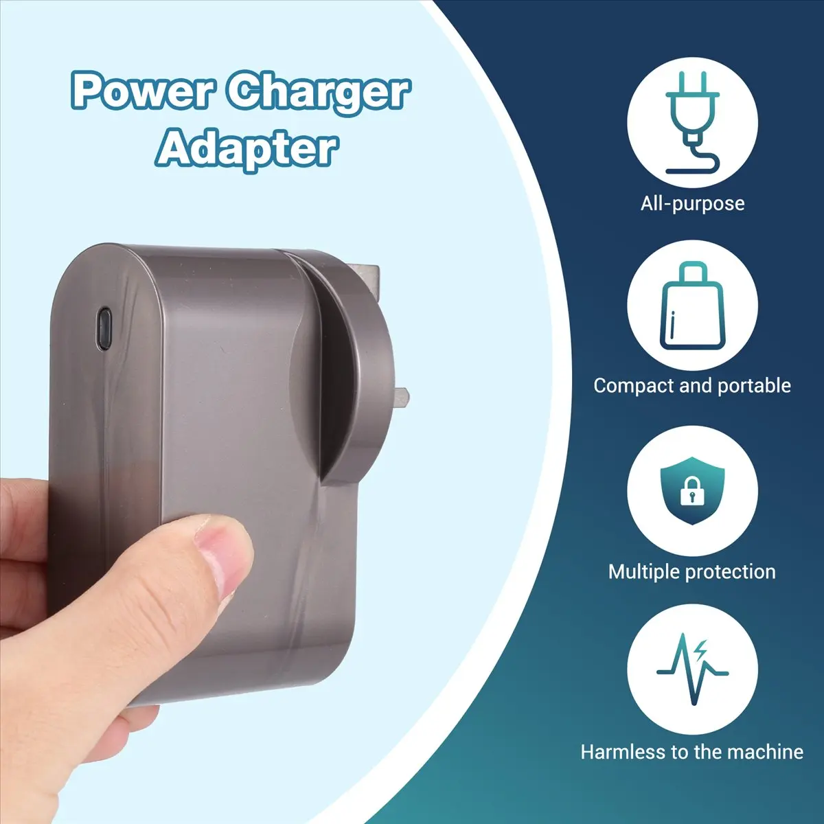Фото Зарядное устройство DT56 для пылесосов Dyson DC30/DC31/DC34/DC35/DC44/DC45/DC56, запчасти для пылесосов, британская вилка №1