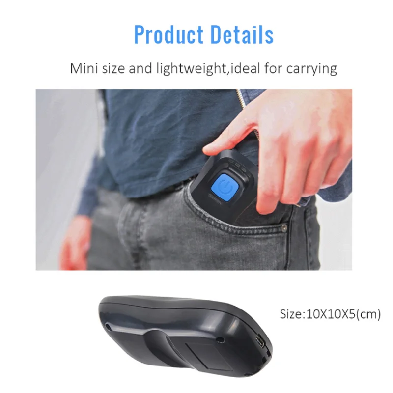 2D беспроводной портативный мини-карманный сканер штрих-кода BT 2-в-1
