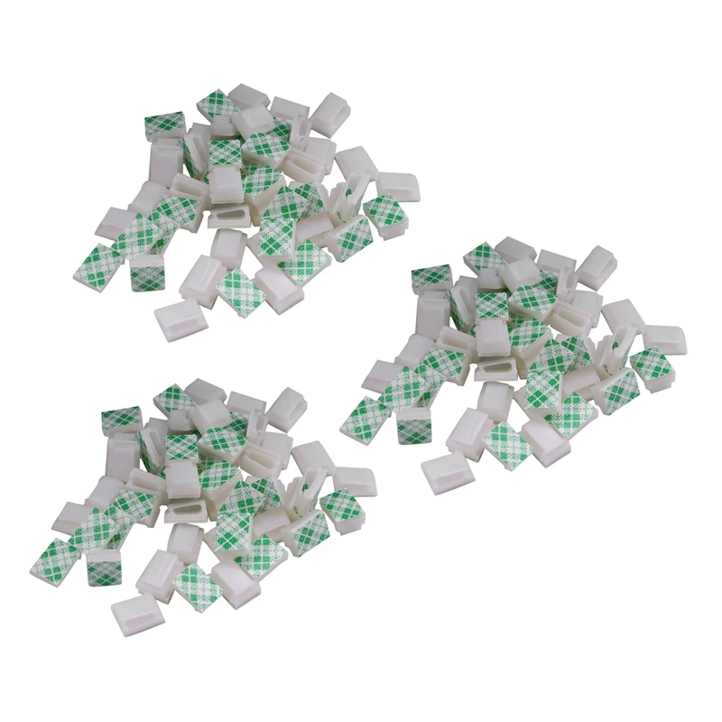 

Самоклеящийся зажим для крепления проводов, ширина 7 мм, 150 шт.