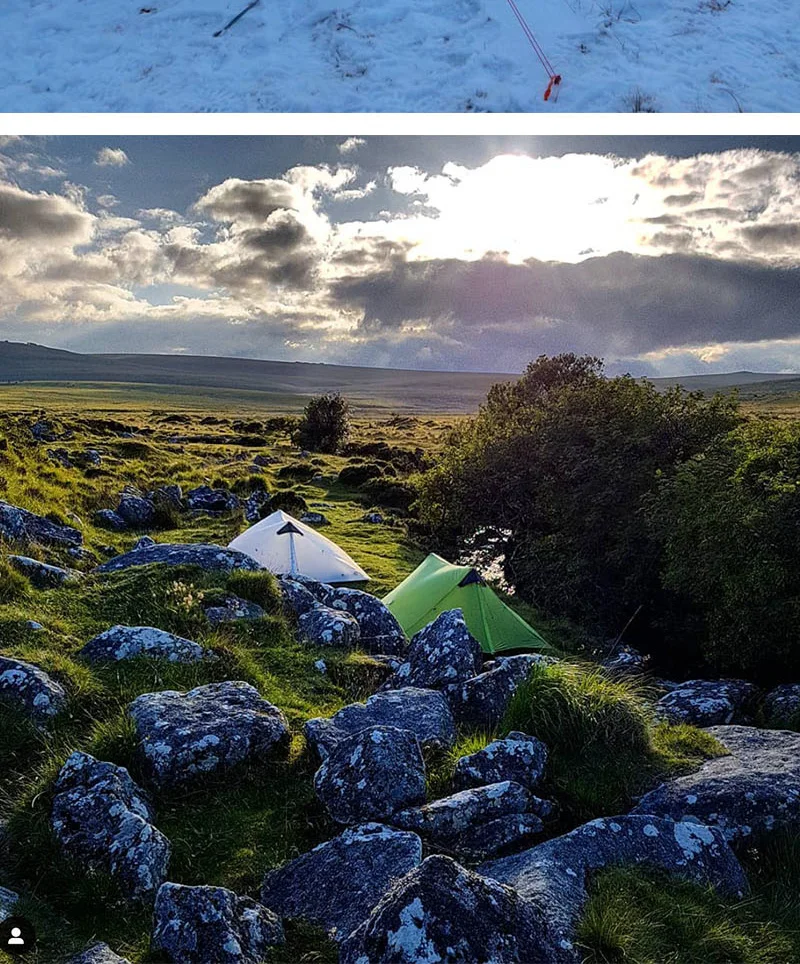 3F UL GEAR lanshan 2pro палатка на 2 человек наружная Ультралегкая для кемпинга 3 сезона