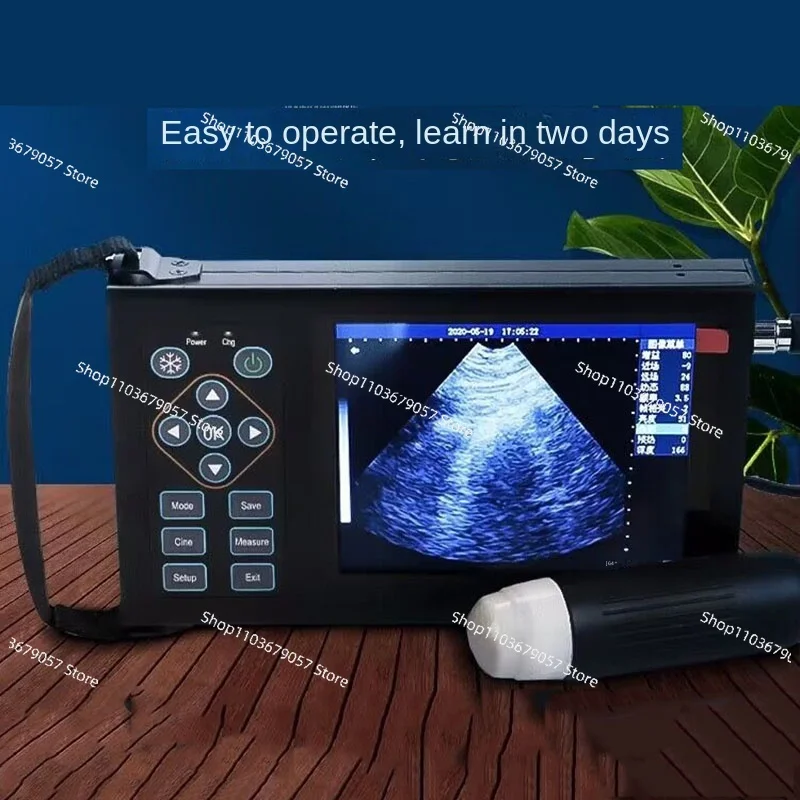 Тест для крупного рогатого скота 5 6-дюймовый экран ветеринарный ультразвуковой