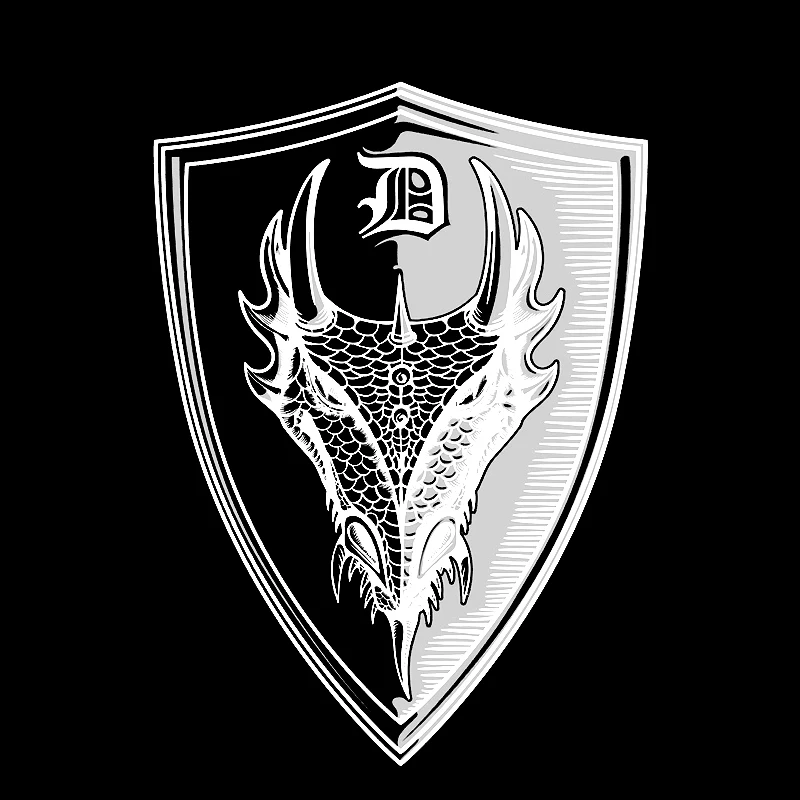 

Interesting Dragon Head Shield Car Stickers Motorcycle Decals Waterproof Windshield Decals PVC 15cm X 12cm