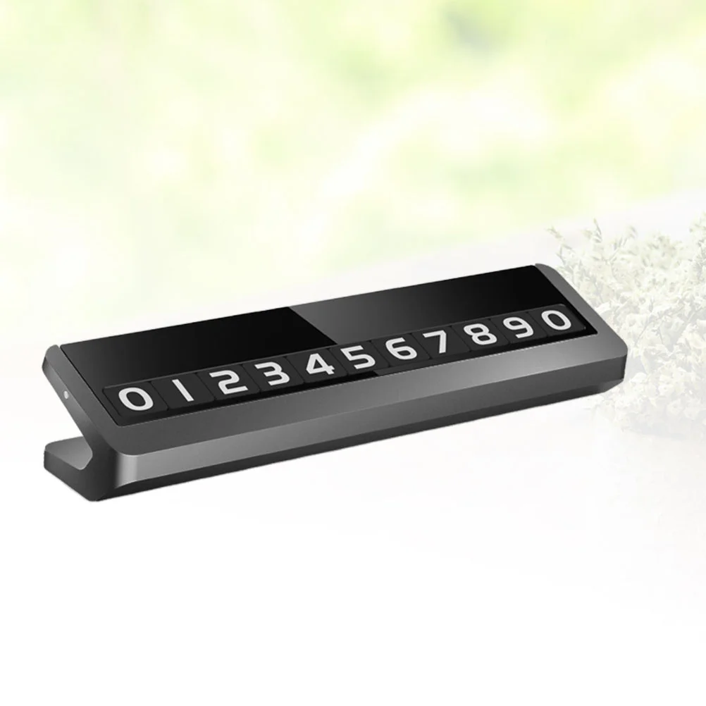 

Табличка для временной парковки автомобиля, табличка с номером телефона, устойчивая к высоким температурам