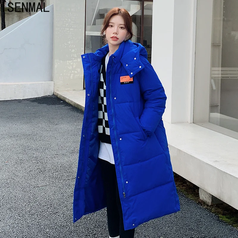 New Winter Women Jacket Long Parkas Female Hooded Thick Warm Jackets Cotton Padded Parka Windproof Casual Student Coat