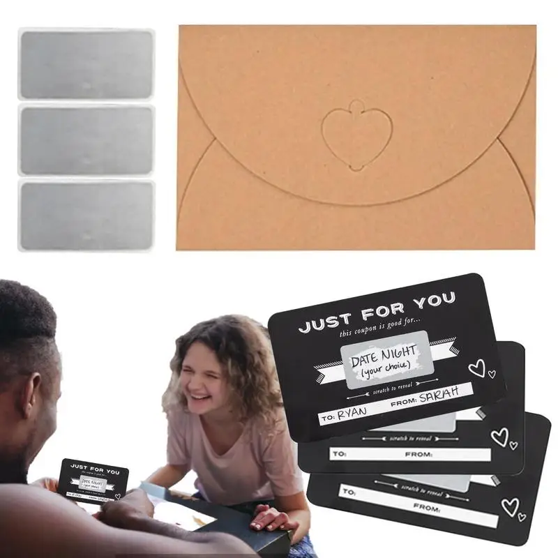 

Scratch Off Coupons Funny Scratch Off Card Love Notes Coupons Cards For Husband Wife Boyfriend Girlfriend Kids Partner