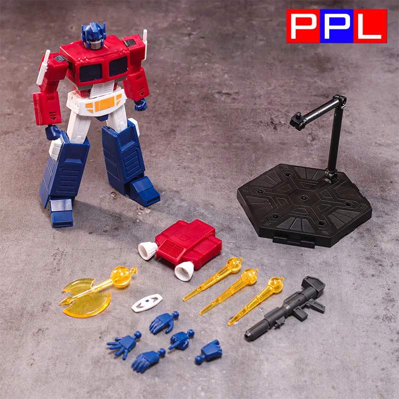 

PPLTOYS Transformation OP Commander Assembly PPL-01 Free Glue Cutting Mini Warrior Action Figure Robot Toys