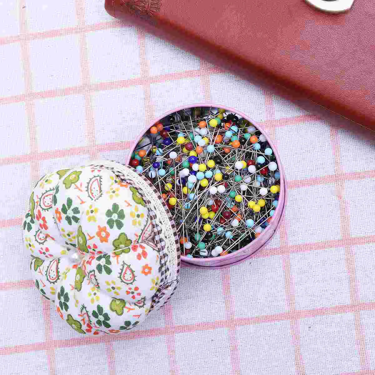 

Pin Sewing Head Cushionglass Decorative Cushions Pushmap Tacks Crochet Cute Quiltingmarking Heads Colored Embroidery Diy