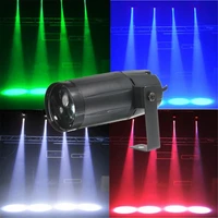 mini spotlight 5w led beam pinspot high bright stage single color lamp dj led disco light bar dance floor lighting effect