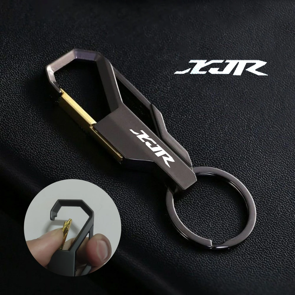 XJR400 XJR1200 XJR1300 Motorcycle Accessories Keychain Waist Hanging Key Ring Metal KeyChains FOR YAMAHA XJR 400 1200 1300