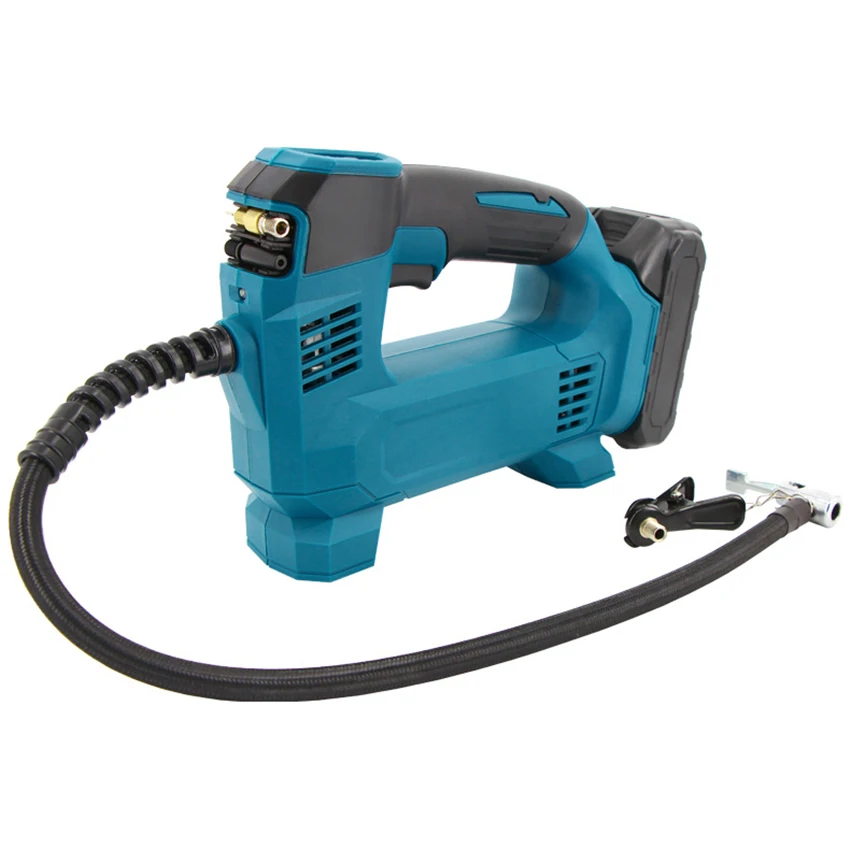Electric Tire Inflator Car Air Inflator 18V Lithium Battery Powered Cordless Electric Air Pump Electric Inflator DC18V 12L/Min