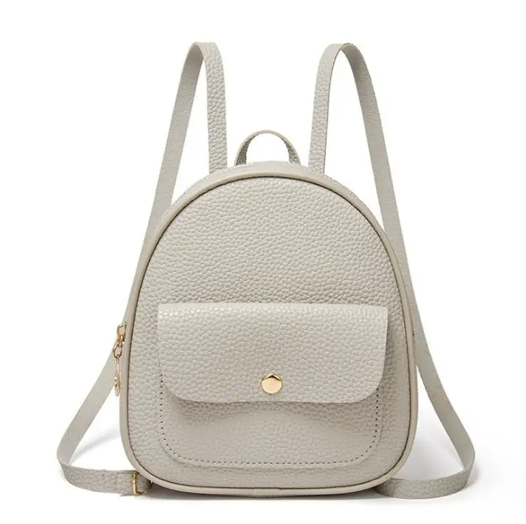 

2022 Casual Backpacks Women PU Small Backpack Female Fashion Backpack