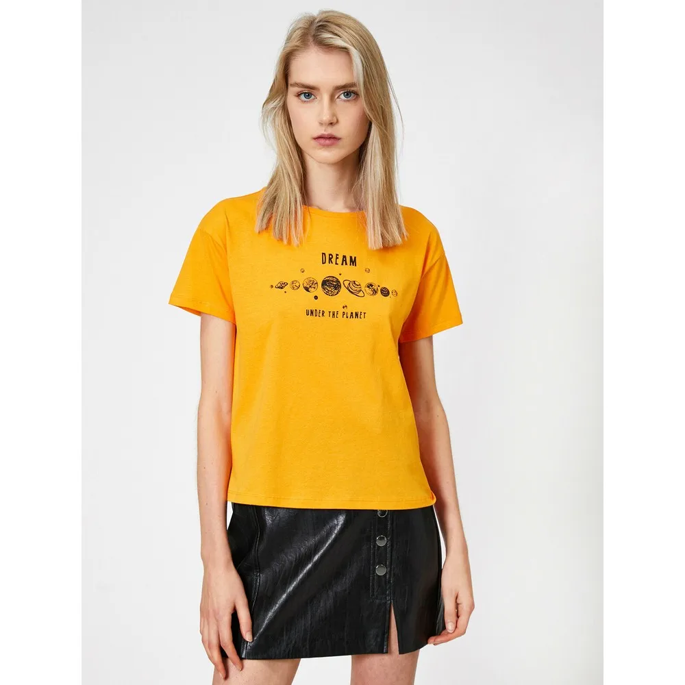 

Writing Printed T-Shirt T Shirt Y2K Top Nostalgic Summer Women T-Shirt Anime Bluz