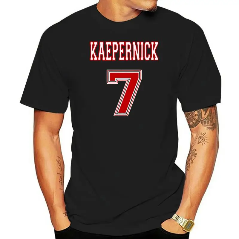 

Colin Kaepernick 7 RED Men Black Navy T-Shirt We Stand Short Sleeve Cool Casual pride t shirt men Unisex Fashion tshirt