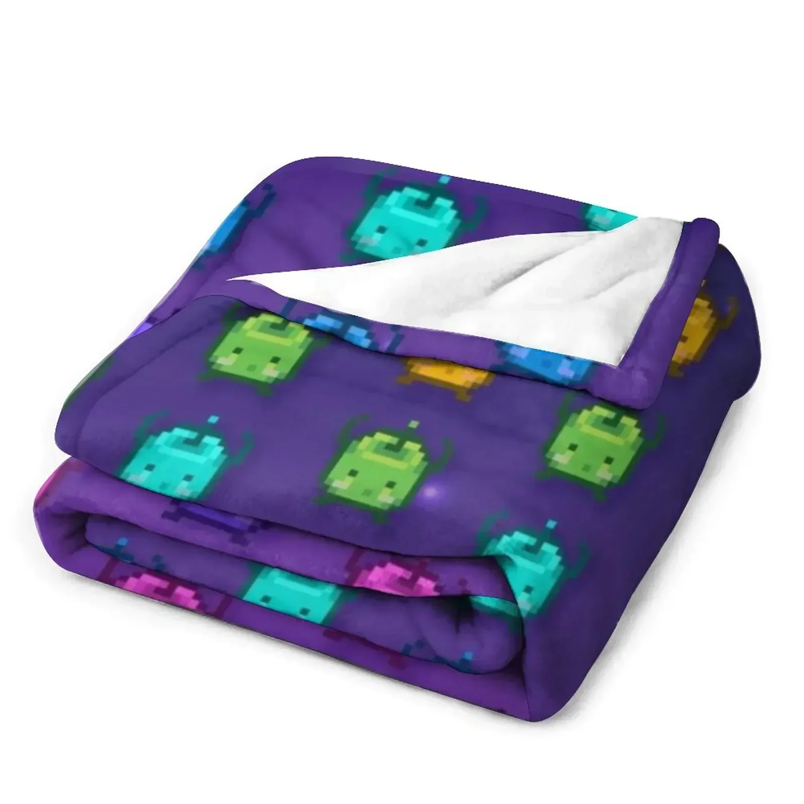 Радужное одеяло Stardew Valley Junimos большие пушистые одеяла для младенцев