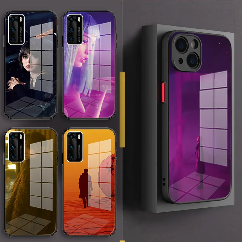 

Blade Runner 2049 Black Glass Phone Case For Samsung Galaxy S23 S22 S21 S20 S11 Ultra S10 S9 Plus Lite Silicone Cover