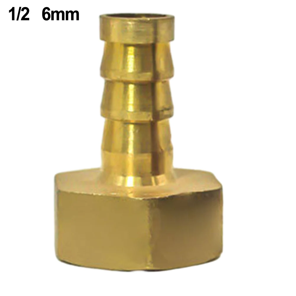 

Connecting Pipeline Accessories Air Pipe Fuel Pipe Water Pipe Joint Hose End Connector Brass Multi Size Sturdy