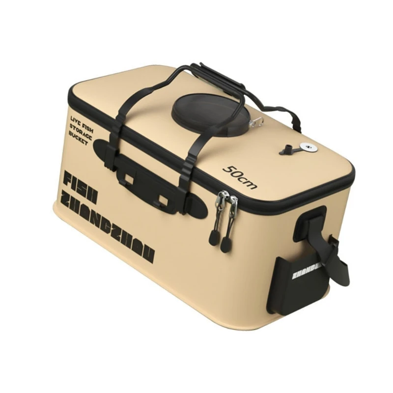 Портативное интегрированное ведро для рыбы ящик живой складное из ЭВА с ручкой