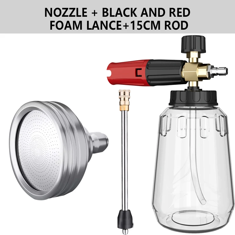 

насадка для мойки высокого давления насадка для мойки радиатора пенная насадка для моек БЫСТРОРАЗЪЕМНАЯ насадка для душевой лейки из нержавеющей стали, насадка для водяного пистолета высокого давления для автомойки