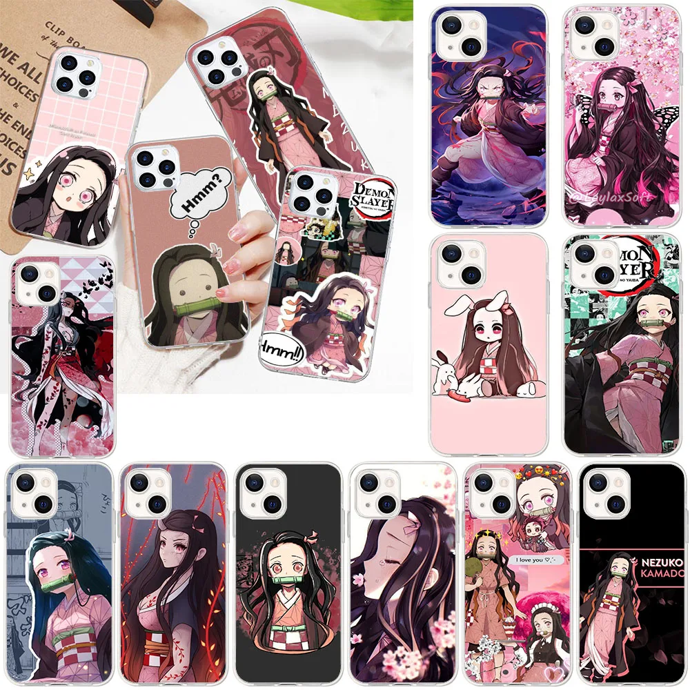 niewoli UR-48 Silikonowe etui Nezuko Kamado do Tecno Pova 2 3 4 Neo Camon 15 16 17 17P 18 18T 18P 18i 19 Premier Pro