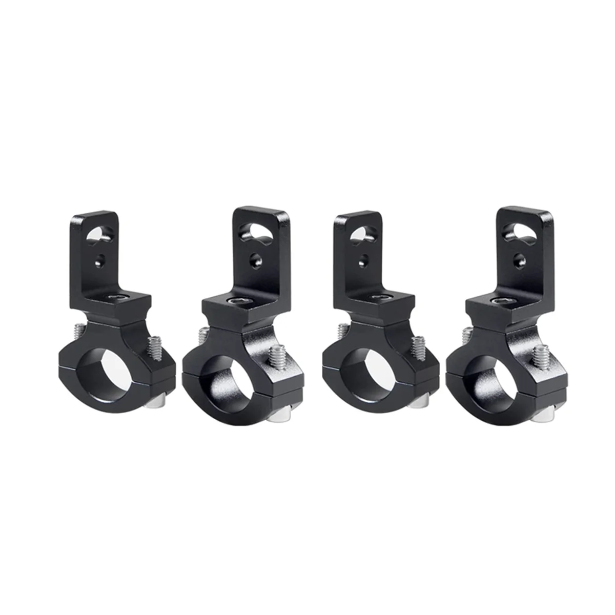 

4PCS Universal Handlebar 22 25mm 7/8Inch Motorcycle Headlight Bracket Spotlight Holder Tube Clamp for Cafe Racer Chopper