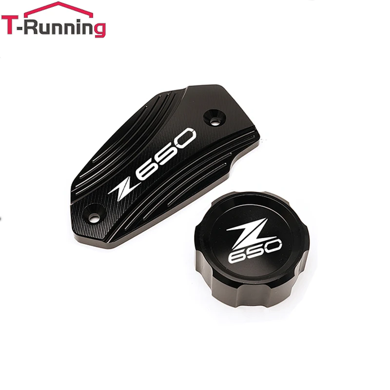 

For kawasaki Z900 Z650 Z800 z 900 800 2013-2022 Motorcycle accessories CNC Rear & Front Brake Fluid Reservoir Cap Cylinder cover