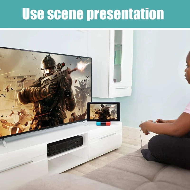 Адаптер 1080P порт Gigabit Ethernet для Nintendo Switch док-станция HUB Type C к HD TV консоли прочный A