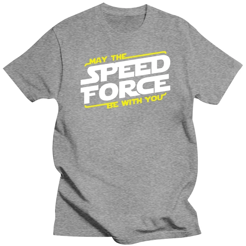 Футболка Star Labs May The Speed Force Be With You Мужская повседневная футболка с буквенным
