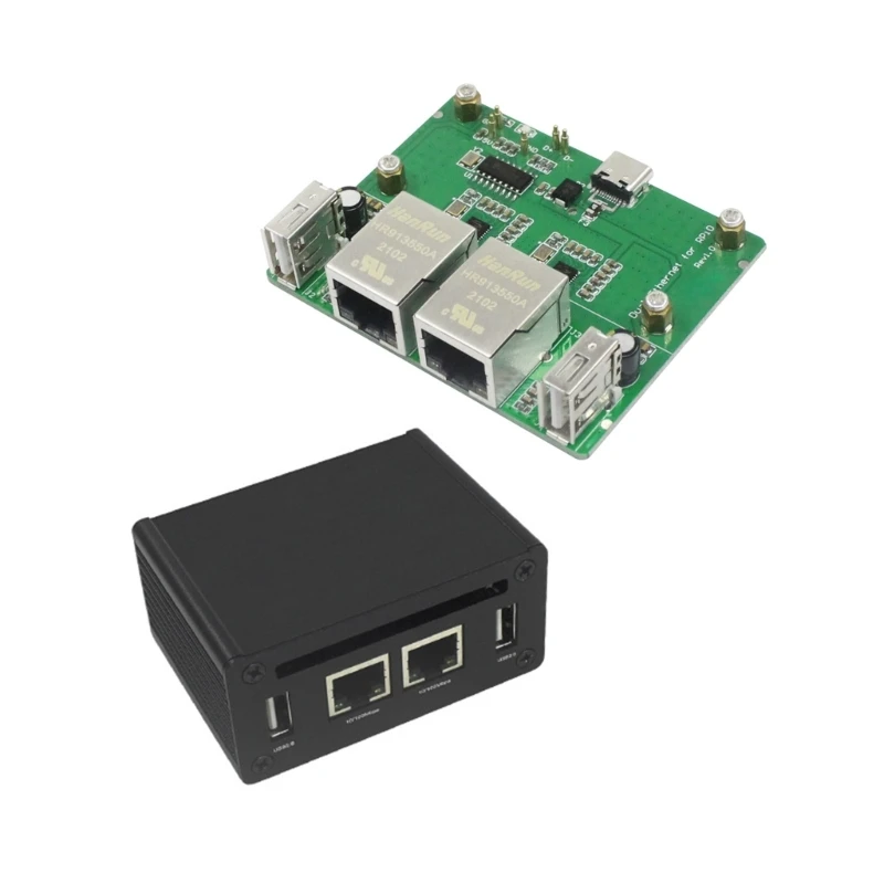 

Dual Ethernet USB Board for RaspberryPi 2W High Performance