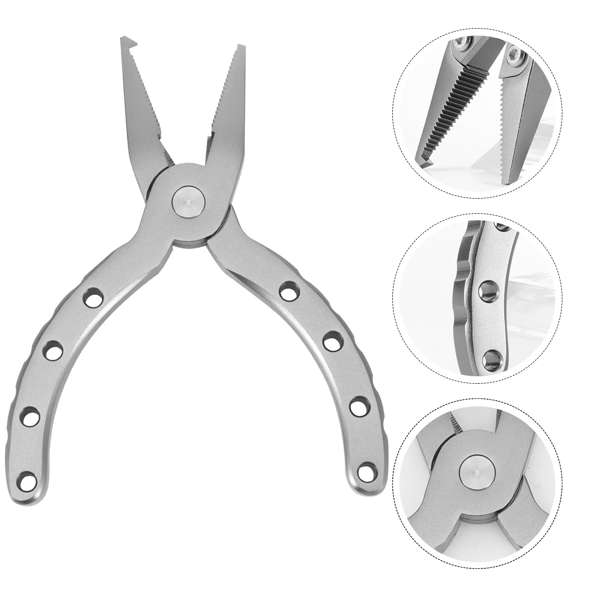 

Fishing Line Scissors Hook Remover Pliers Fishing Supplies Lure Pliers Aluminum Braid Line Cutting Pliers Fishing Tools