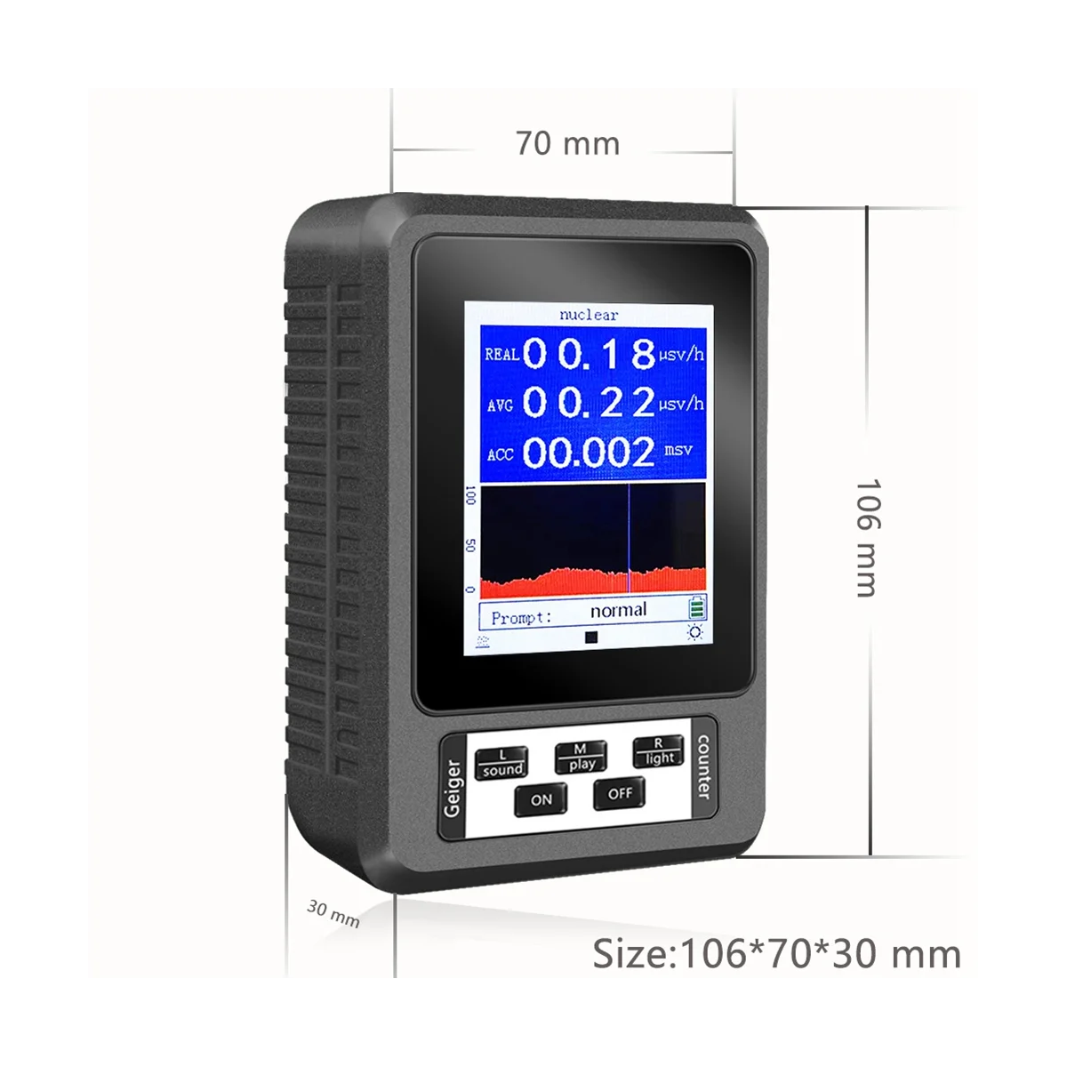 Счетчик Гейгера детектор ядерного излучения β Y рентгеновского в режиме