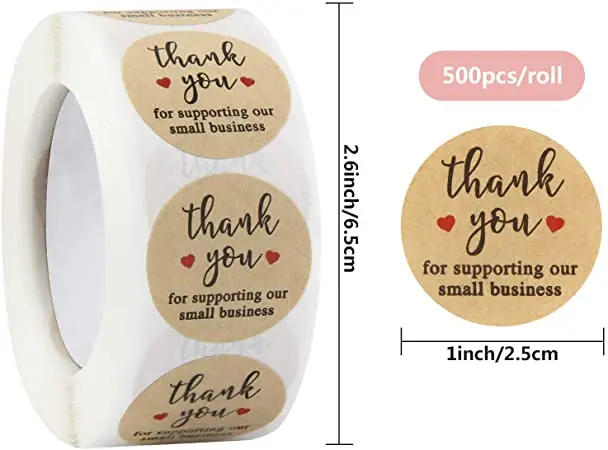 

Thank You Sticker,Merci Stickers Autocollants,500pcs 1.5inch Merci Autocollant pour Faveurs de Mariage/Baptême/Communion/Anniver