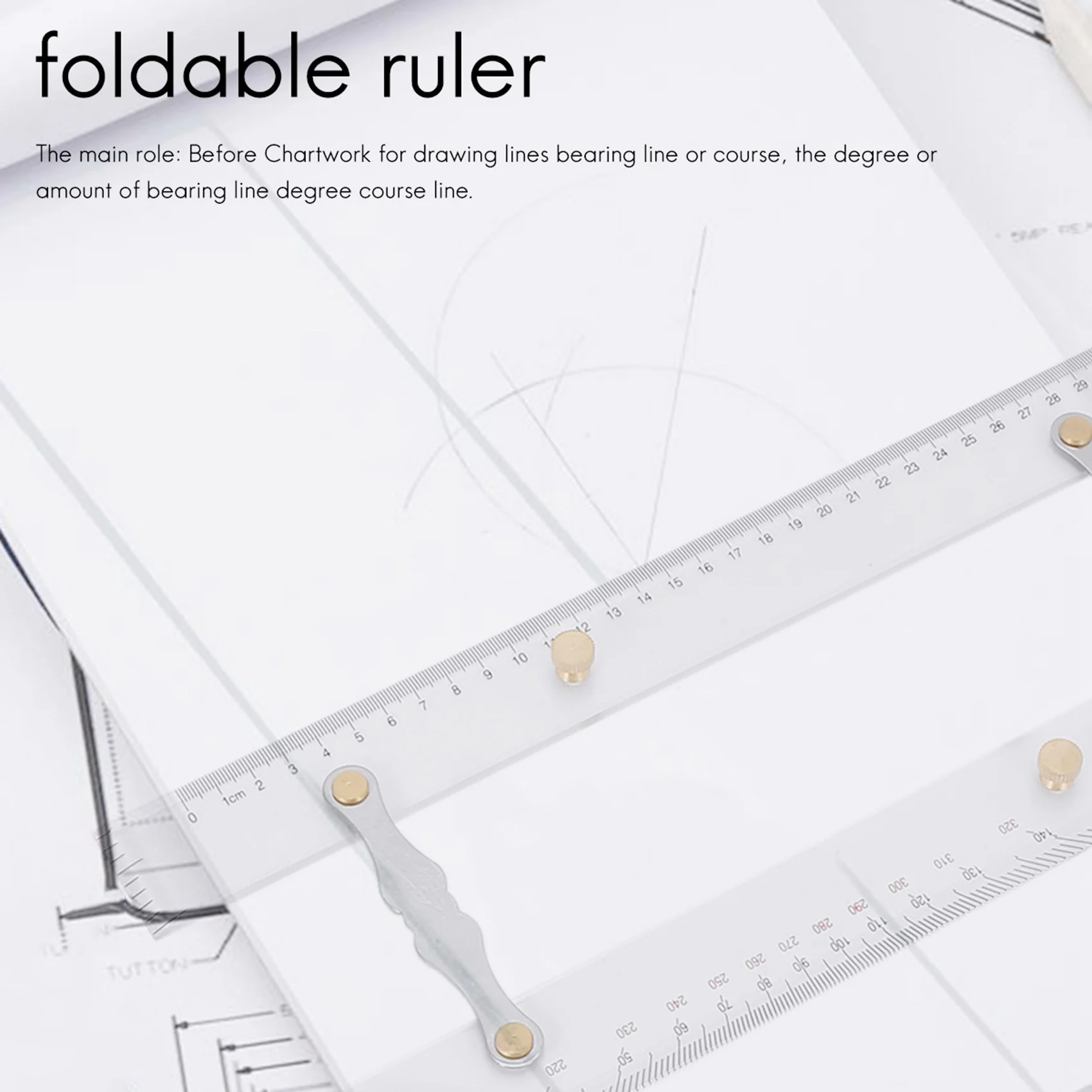 Морская линейка параллельная морские схемы точки для построения карты 450 мм