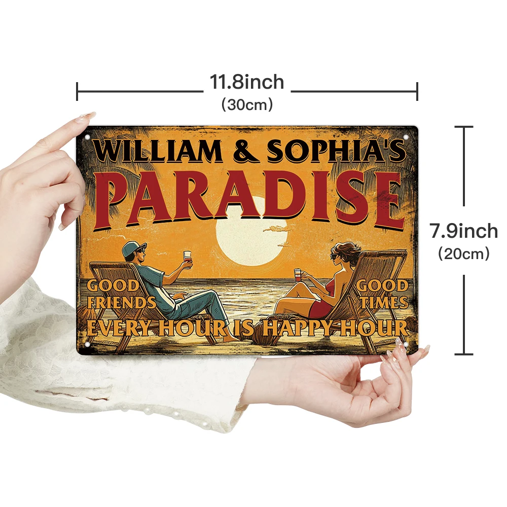 Декор Putuo на заказ металлическая жестяная вывеска хорошие друзья времена каждые