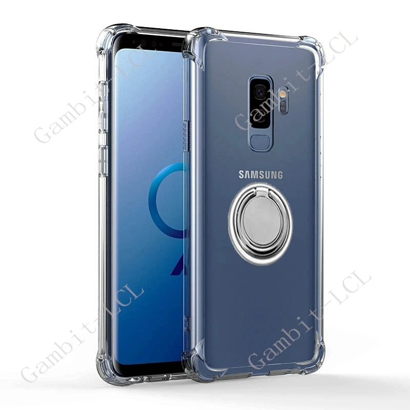 Фото Для Samsung Galaxy S10+ S10 5G S10e Note 20 10 9 8 10 10+ S9 S9+ Заднее кольцо-держатель Кронштейн Чехол для телефона Смартфон ТПУ Мягкий чехол №3