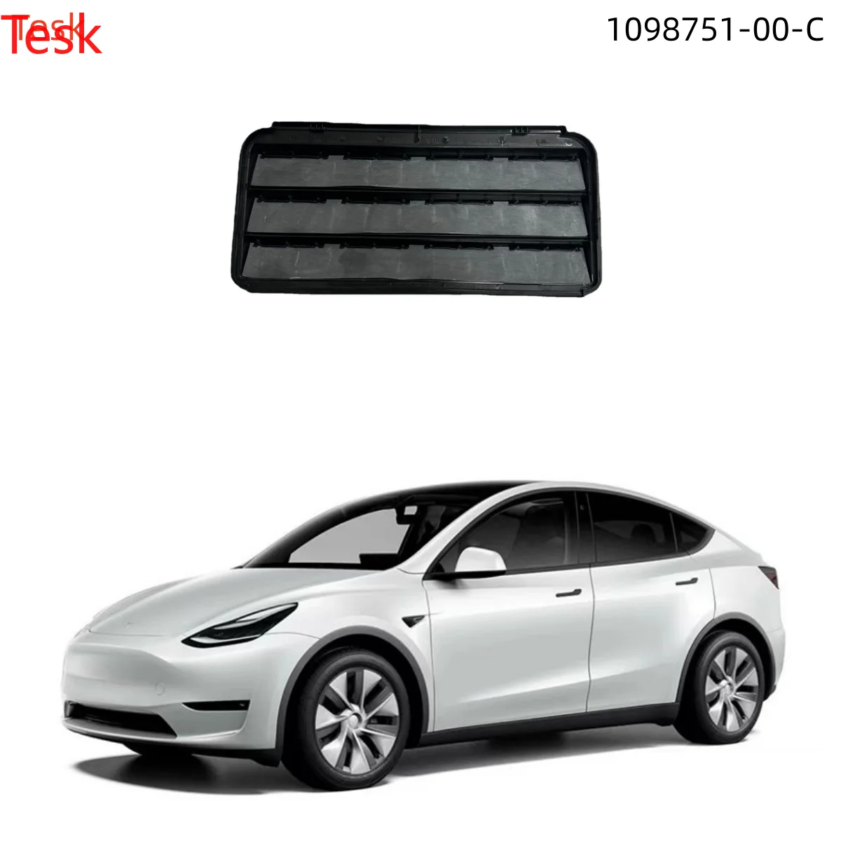 

Tesla auto parts Model 3/Y rear box fender air outlet 1098751-00-C