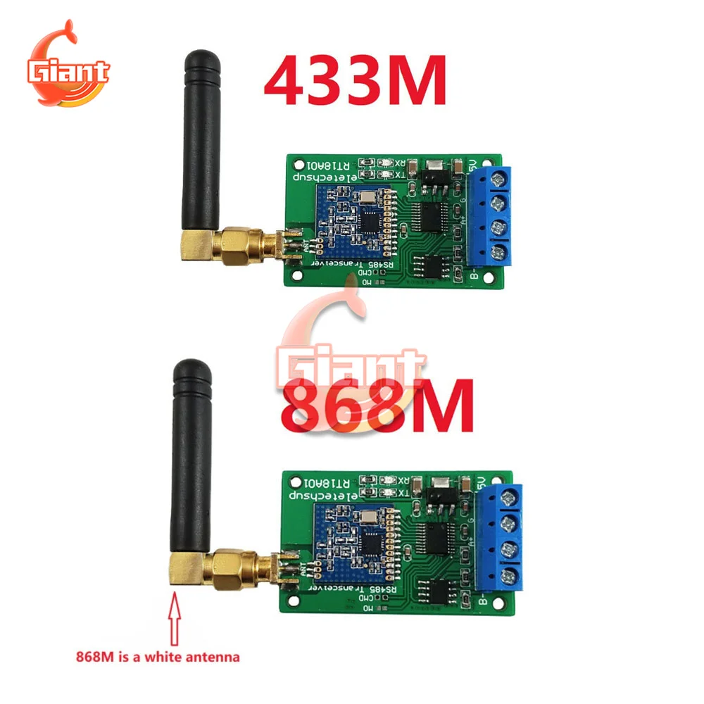

433 м 868 м Многофункциональный беспроводной модуль трансивера RS485 RF с последовательным портом