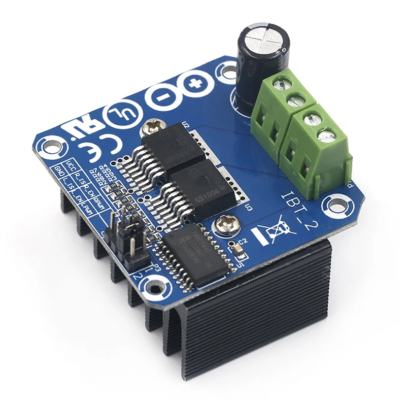  Double BTS7960 43A H-bridge High-power Motor Driver module/smart car/ | Электроника