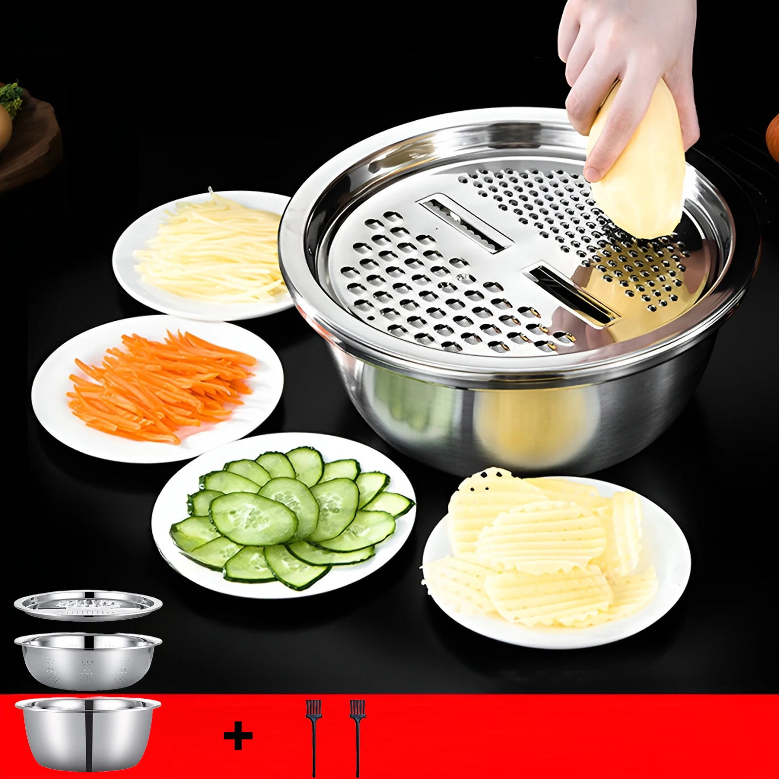 Овощерезка измельчитель Cortador De Verduras многофункциональная терка Julienne картофель