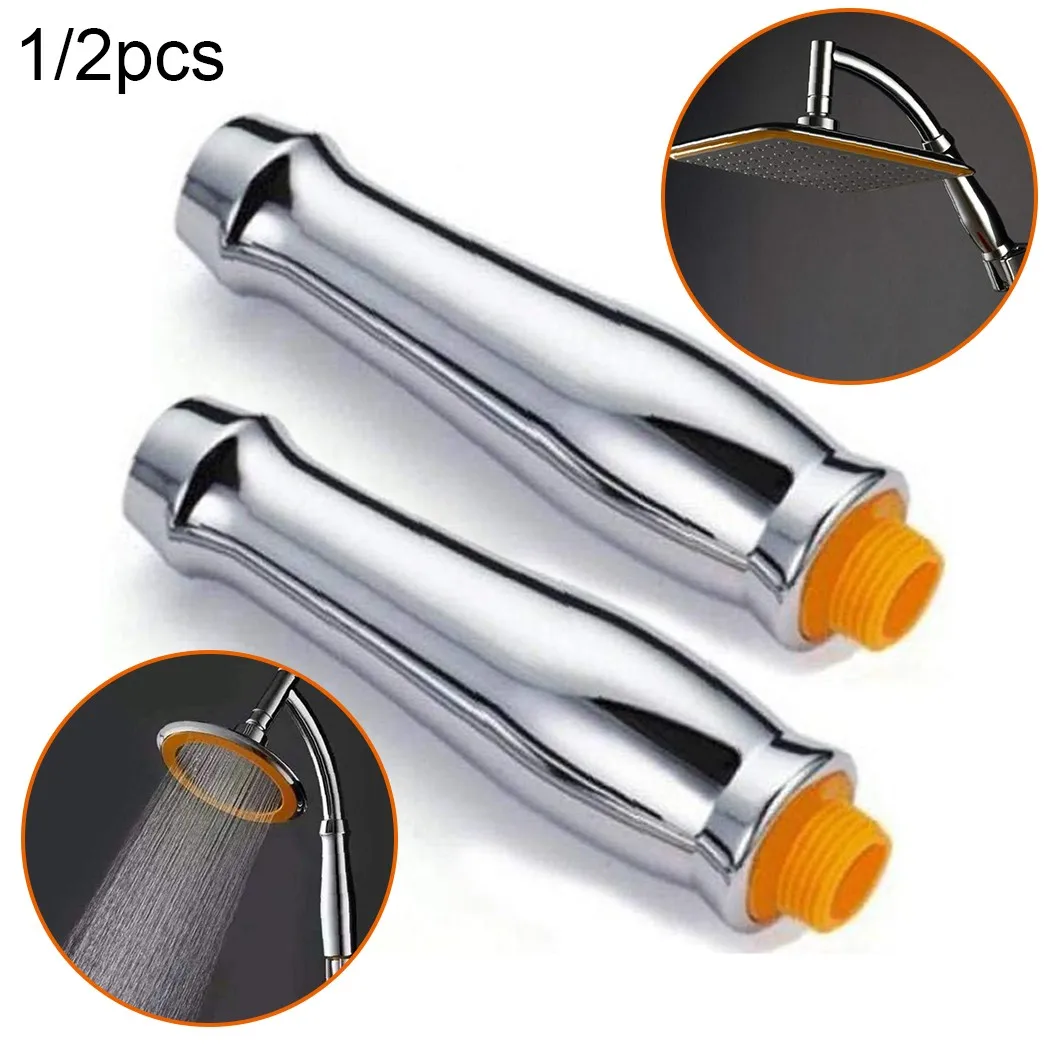 

Water Shower Arm Bathroom Chrome Extension Fixtures G1/2inch Head Home