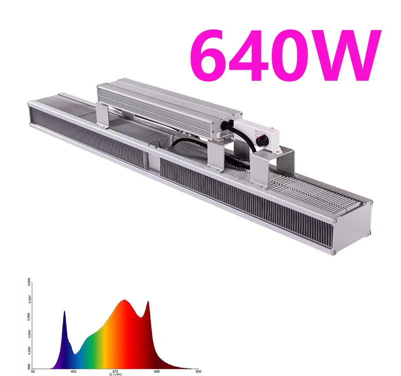 

600w 640w LED Grow Lights Greenhouse Veg Commercial IR Lm301b Dimmable Plant grow light Bar Full Spectrum High wattage